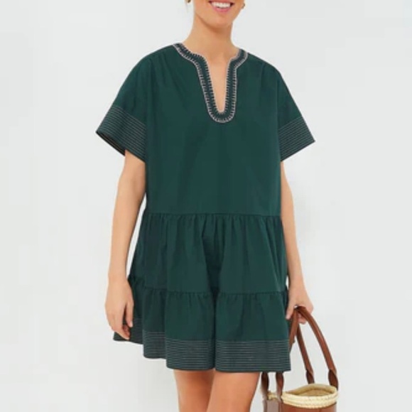 Pomander Place Cotton Kinsley Mini Dress-Green-Women's L-Summer-Spring-NEW-NWT - www.jkreigsman.com Pomander Place Cotton Kinsley Mini Dress-Green-Women's L-Summer-Spring-NEW-NWT - www.jkreigsman.com